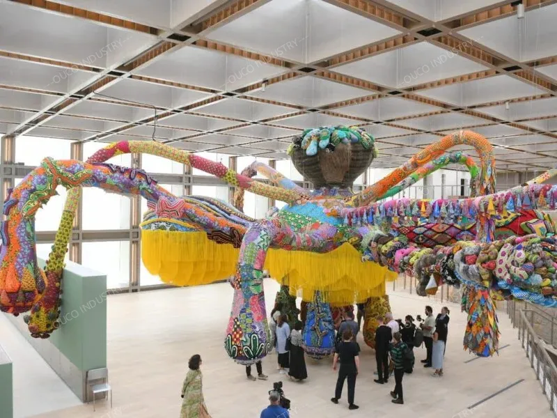 Convenient lifting and transport of exhibits(2)