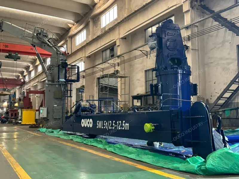 OUCO-5T12.5M-TB Crane ready for shipping