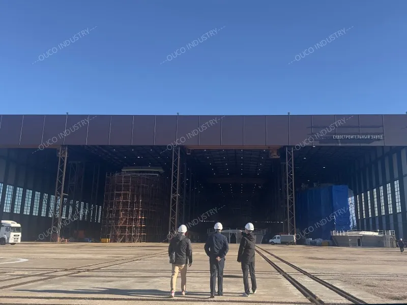 Visit the customer's shipyard (2)