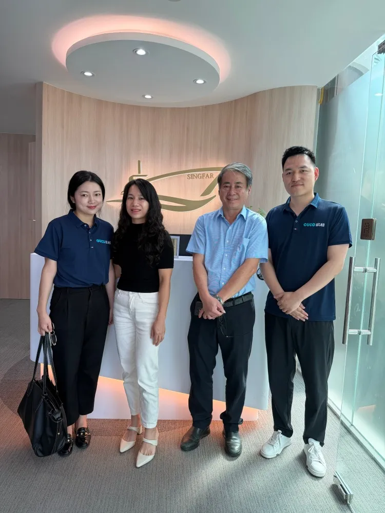 Visiting client company