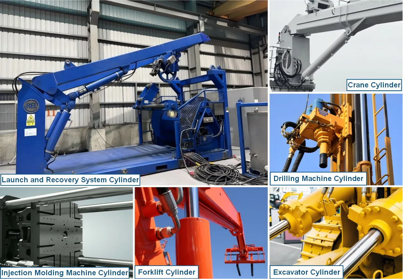 Common applications of hydraulic cylinders
