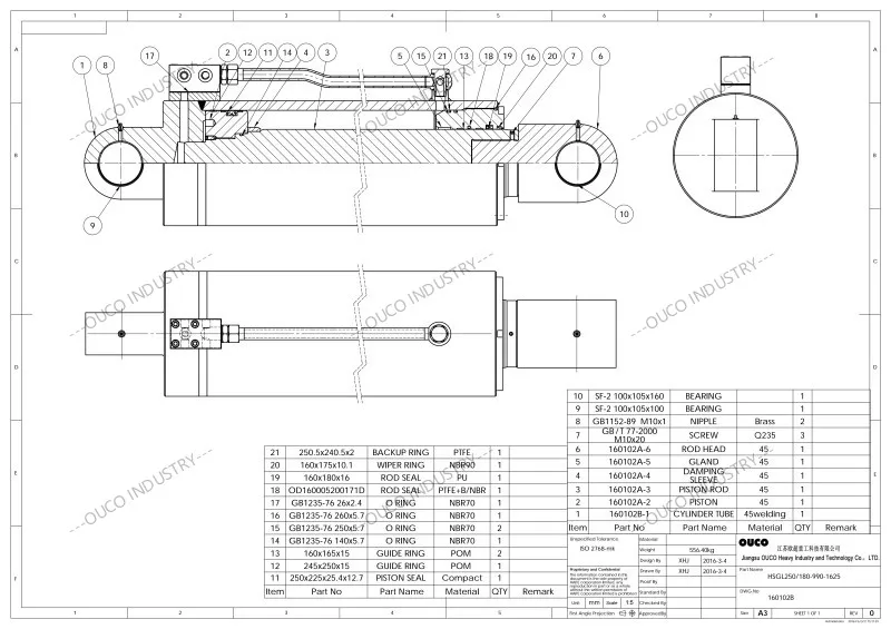 Drawing of OUCO Marine Cylinder (1)