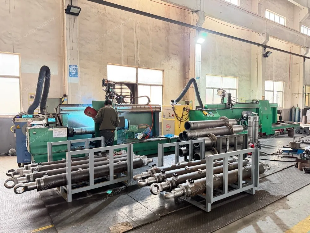 Finished marine hydraulic cylinders