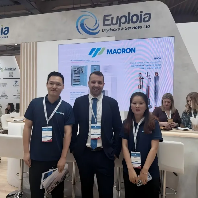 OUCO team visiting euploia drydocks & services ltd booths